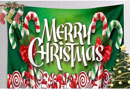 Christmas Garage Door Banner Decorations Cover Mural